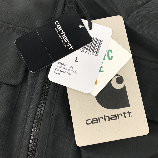 実際に弊社で買取させて頂いた【未使用】CarHartt/カーハート ELMWOOD VEST フィッシングベスト IO26023 ブラック /Lの画像 6枚目