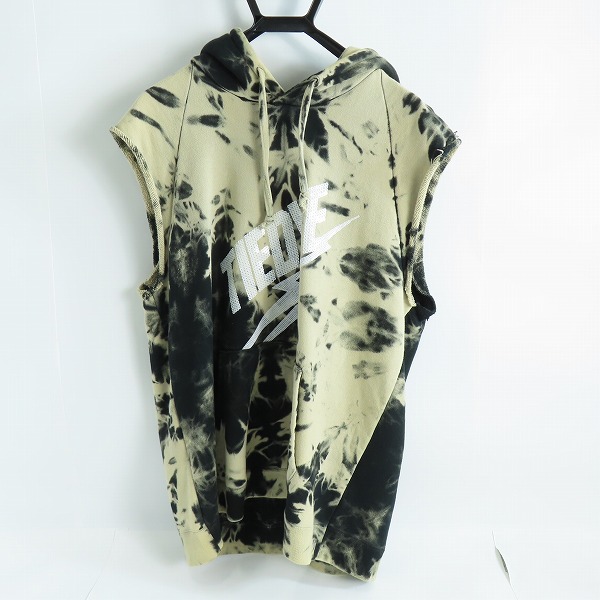 実際に弊社で買取させて頂いたdoublet/ダブレット 17SS TIE DYE スパンコール タイダイ フーディ S