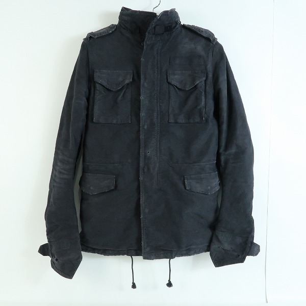 実際に弊社で買取させて頂いたAKM/エイケイエム ユーズド加工 M-65 COLD WEATHER フィールドジャケット ライナー付き B055 CTN146/L