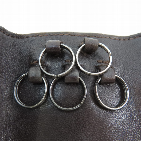 実際に弊社で買取させて頂いたBOTTEGA VENETA/ボッテガヴェネタ レザーキーケースの画像 5枚目