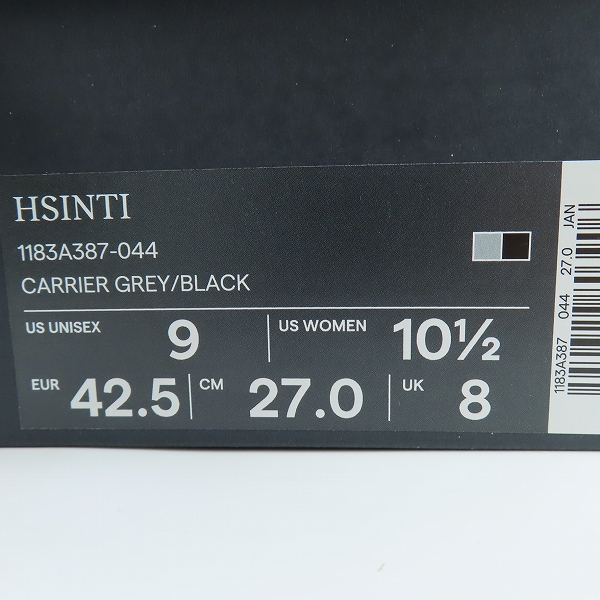 実際に弊社で買取させて頂いたOnitsuka Tiger/オニツカタイガー HSINTI ヘシンティ スニーカー 1183A387/27の画像 9枚目