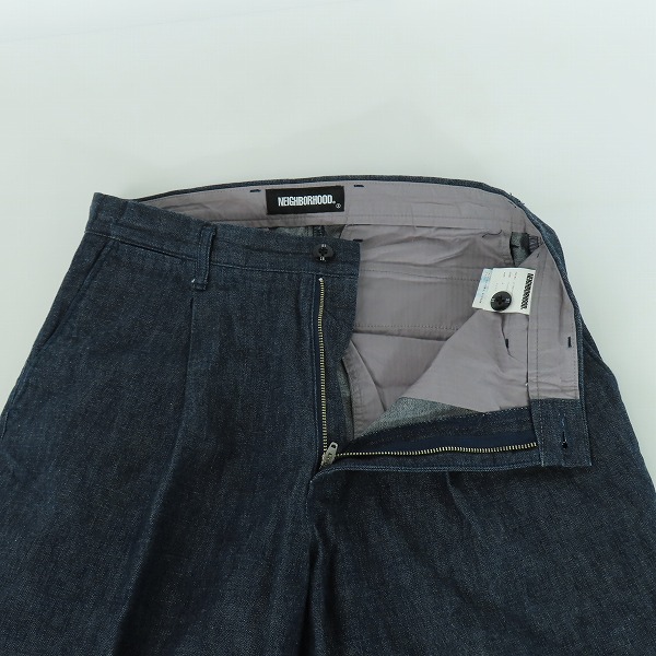 実際に弊社で買取させて頂いたNEIGHBORHOOD/ネイバーフッド ボトム タックパンツ 211BENH-PTM05/Sの画像 7枚目