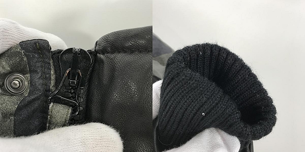 実際に弊社で買取させて頂いたAKM×DUVETICA/エイケイエム×デュベティカ CAMO NYLON BORDER HOODEDダウンジャケット AD014/Sの画像 8枚目