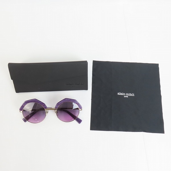 実際に弊社で買取させて頂いたalain mikli/アランミクリ Sitelle サングラス/アイウェア A04006 003/90の画像 9枚目