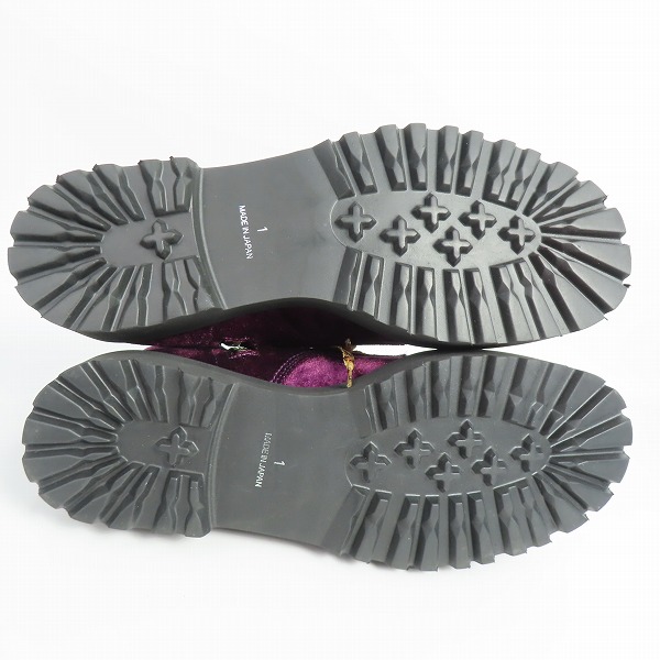 実際に弊社で買取させて頂いたglamb/グラム 24SS Velor Strummer Boots/ベロアストラマーブーツ GB0124-AC03/1の画像 2枚目