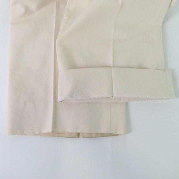 実際に弊社で買取させて頂いたVERSACE/ヴェルサーチ コットンスーツ ジャケット/パンツ/セットアップ/クリーム系/54の画像 5枚目