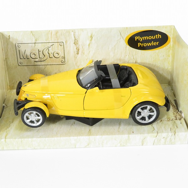 実際に弊社で買取させて頂いたMaisto/マイスト 1/24 Plymouth Prowler/ クライスラー プロウラー プリムス ’99 カラー ミニカーの画像 1枚目