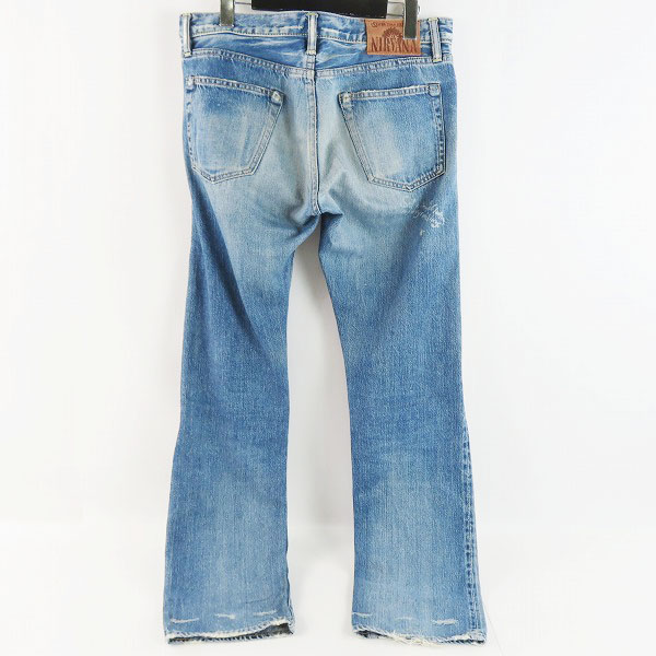 実際に弊社で買取させて頂いたNIRVANA × HYSTERIC GLAMOUR ニルヴァーナ×ヒステリックグラマー デニムパンツ 0294AP06/30の画像 1枚目