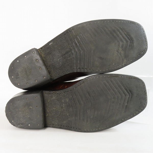 実際に弊社で買取させて頂いた【難有り】HARLEY-DAVIDSON/ハーレーダビッドソン サイドゴアブーツ ブラウン 韓国製 95010/10の画像 2枚目