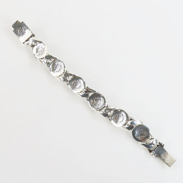 実際に弊社で買取させて頂いたCHROME HEARTS/クロムハーツ クロスリンク ブレスレット 6リンクの画像 7枚目