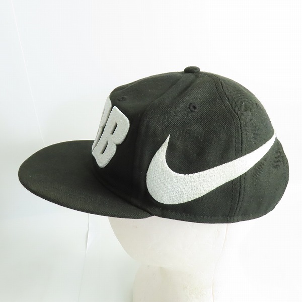 実際に弊社で買取させて頂いたNIKE×F.C.Real Bristol/ナイキ×FCレアルブリストル ビッグロゴ刺繍キャップ 789530-010の画像 2枚目