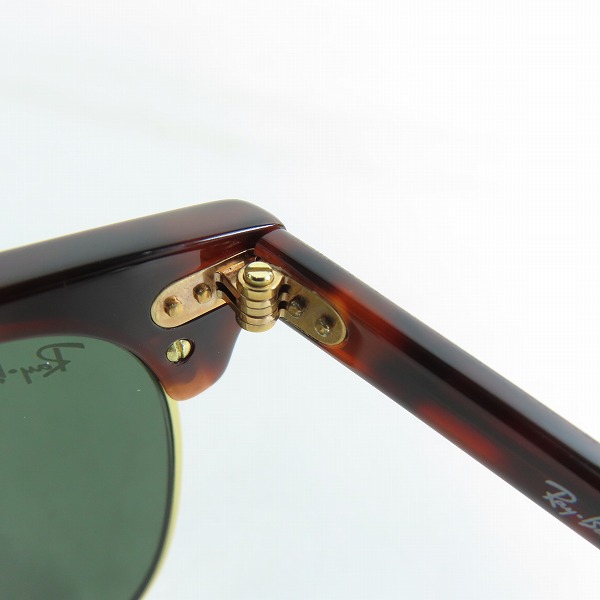 実際に弊社で買取させて頂いたRay-Ban/レイバン CLUB MASTER/クラブマスター サングラス/アイウェア RB3016 W0366の画像 5枚目