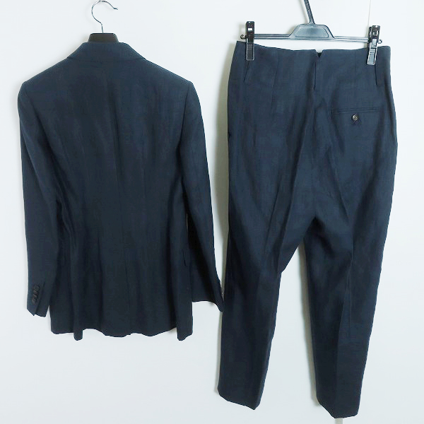 実際に弊社で買取させて頂いた【未使用】Paul Smith/ポールスミス ウィメンズ リネン ダブルジャケット/テーパードパンツ/セットアップ JK232/291T/42の画像 1枚目