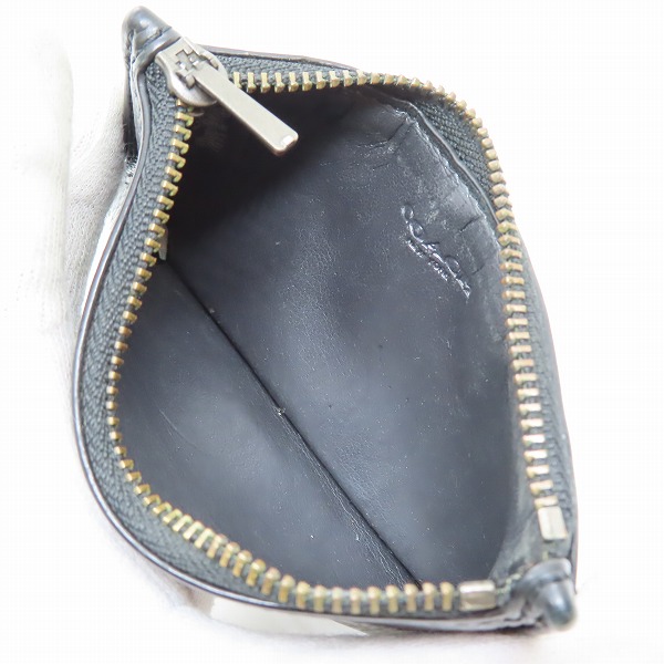 実際に弊社で買取させて頂いたCOACH/コーチ レザー ジップ カードケース F38582　の画像 3枚目