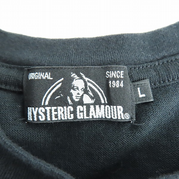 実際に弊社で買取させて頂いたHYSTERIC GLAMOUR/ヒステリックグラマー ガールプリント 半袖Tシャツ 02191CT07 Lの画像 2枚目