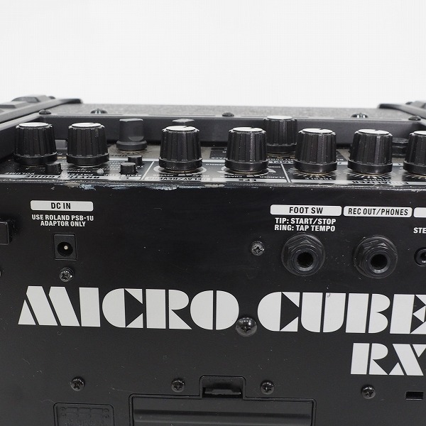 実際に弊社で買取させて頂いたRoland/ローランド MICRO CUBE RX ポータブルギターアンプ コンボアンプ【動作確認済】の画像 6枚目