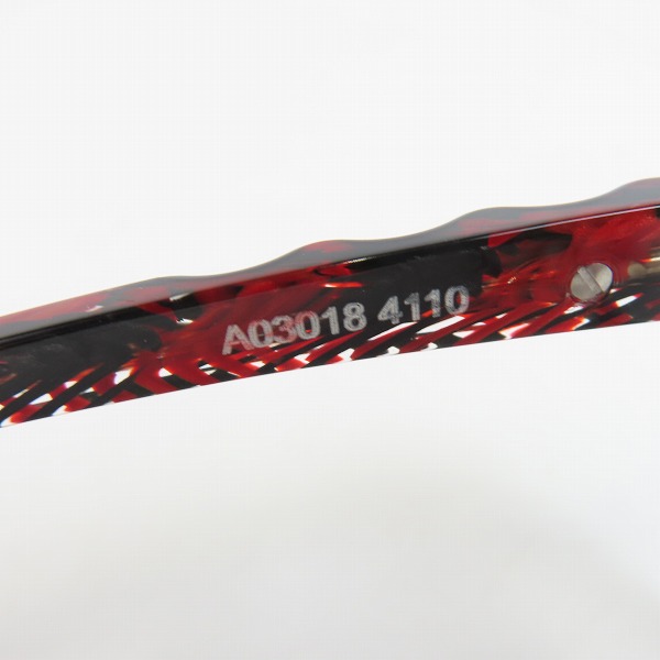 実際に弊社で買取させて頂いたalain mikli/アランミクリ Puzzle/パズル 度入り眼鏡/メガネフレーム/アイウェア A03018 4110の画像 5枚目