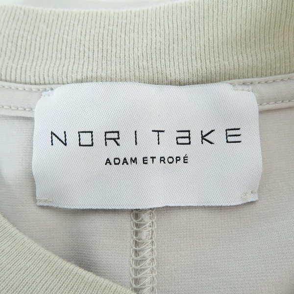 実際に弊社で買取させて頂いたAdam et Rope/アダムエロペ NORITAKE 日本製 レーヨン半袖Tシャツ Mの画像 2枚目