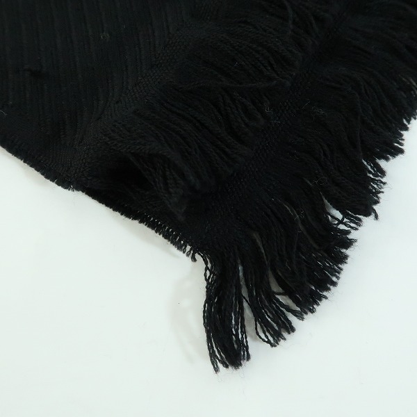 実際に弊社で買取させて頂いたGUCCI/グッチ ウール/シルク フリンジ マフラーの画像 7枚目