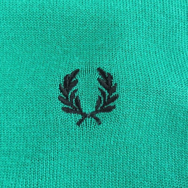 実際に弊社で買取させて頂いたFRED PERRY/フレッドペリー クルーネックセーター グリーン K7601/Lの画像 3枚目