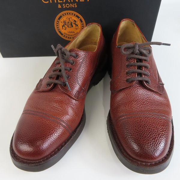 実際に弊社で買取させて頂いたJOSEPH CHEANEY＆SONS/ジョセフチーニー CAIRNGORM II R/ケンゴン2 オックスフォード キャップトゥ レザーシューズ B008639/6.0