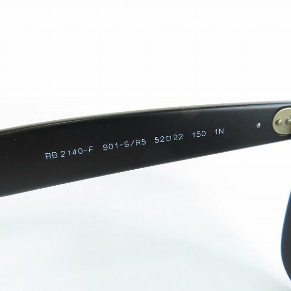 実際に弊社で買取させて頂いたRay-Ban/レイバン×TAKUYA KIMURA/木村拓哉 WAYFARER/ウェイファーラー サングラス/アイウェア RB2140-F 901-S/R5の画像 7枚目
