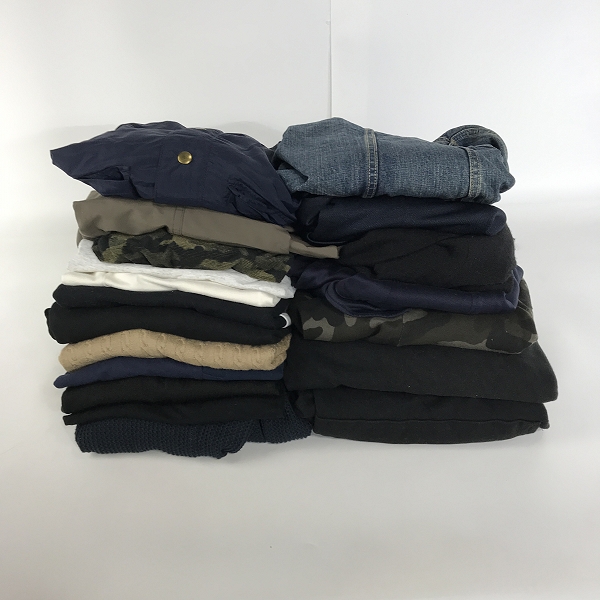 実際に弊社で買取させて頂いた【おまとめ/未使用含む】コムサイズム/ナノユニバース/エンポリオアルマーニ 他 Tシャツ/テーラードジャケット 等の画像 1枚目