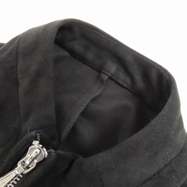 実際に弊社で買取させて頂いたBUFFALO BOBS/バッファローボブズ ARCHIMEDES スエードタッチ ボトルネック シングルライダースジャケット BIB5402/1-2の画像 4枚目