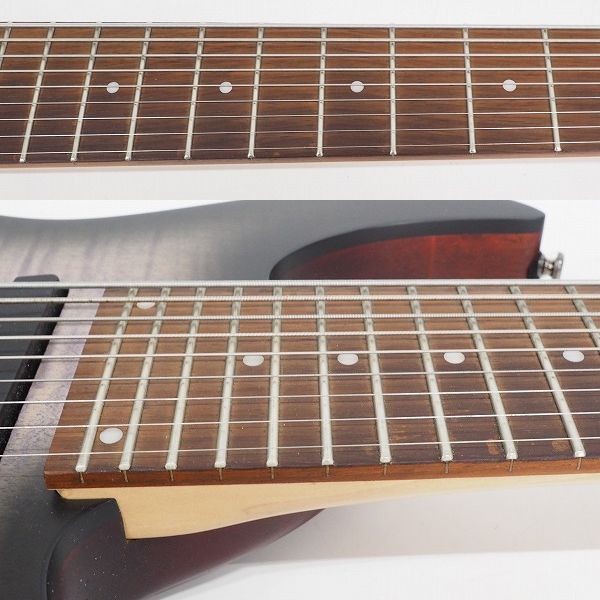 実際に弊社で買取させて頂いた★【難有り】Ibanez/アイバニーズ Iron Label RGIR9FME-FDF アクティブ9弦エレキギター メタルシリーズ ソフトケース付の画像 3枚目