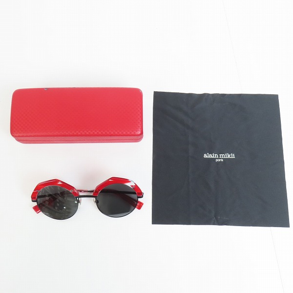 実際に弊社で買取させて頂いたalain mikli/アランミクリ Sitelle サングラス/アイウェア A04006 004/6Gの画像 9枚目