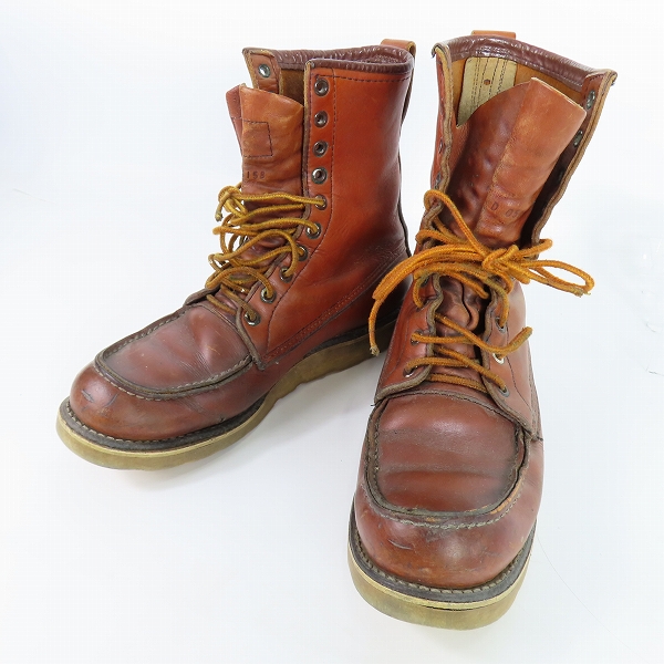 実際に弊社で買取させて頂いたRED WING/レッドウィング 四角犬タグ アイリッシュセッター ロングブーツ 877 8.5