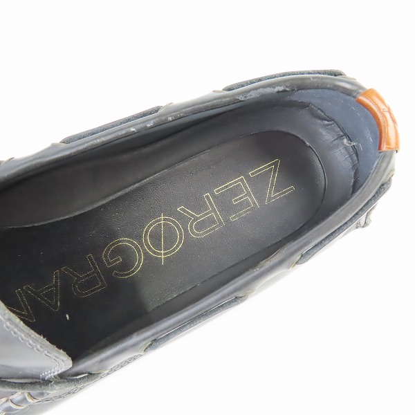 実際に弊社で買取させて頂いたCOLE HAAN/コールハーン ZEROGRAND/ゼログランド キャンプ モック ドライバー レザー C25997/10.5の画像 4枚目