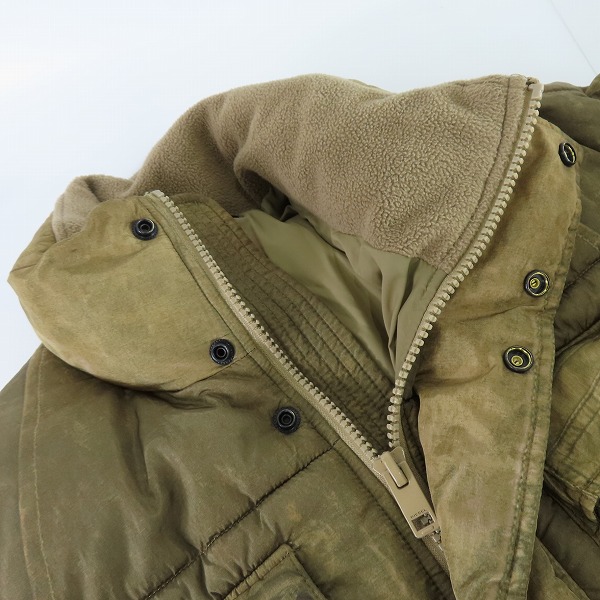 実際に弊社で買取させて頂いたDIESEL/ディーゼル 中綿ジャケット W-ROLFFUS/48の画像 6枚目