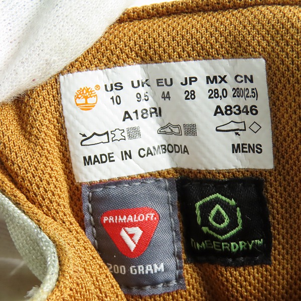 実際に弊社で買取させて頂いたTimberland/ティンバーランド FIELD BOOT/フィールドブーツ TB 0A18RI 231/US10の画像 5枚目