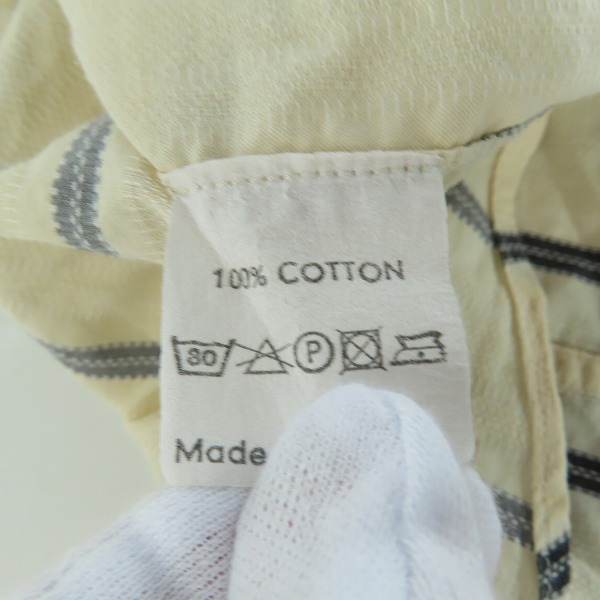 実際に弊社で買取させて頂いたDRIES VAN NOTEN/ドリスヴァンノッテン ストライプシャツ/46の画像 3枚目