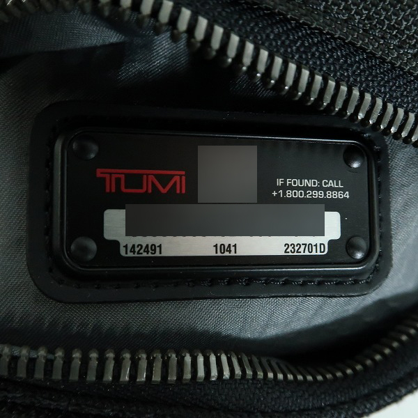 実際に弊社で買取させて頂いたTUMI/トゥミ 2023 Teming Alpha Bravo ボディバッグ 232701Dの画像 5枚目