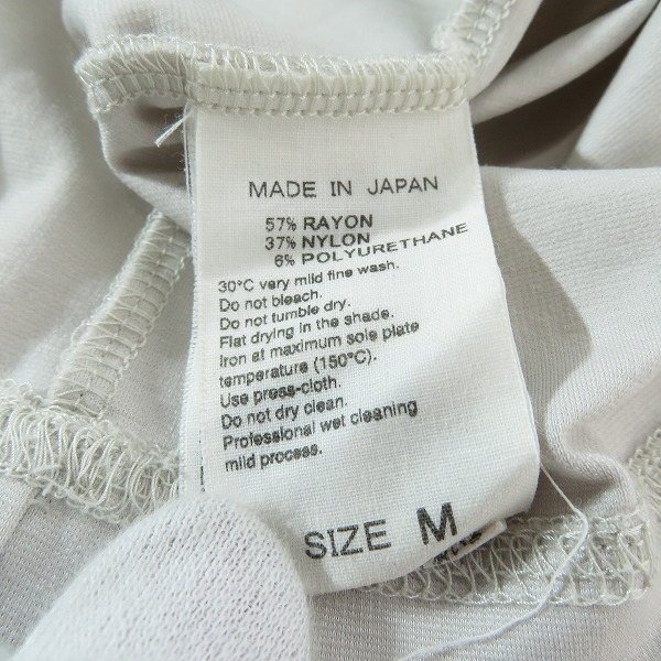 実際に弊社で買取させて頂いたAdam et Rope/アダムエロペ NORITAKE 日本製 レーヨン半袖Tシャツ Mの画像 3枚目