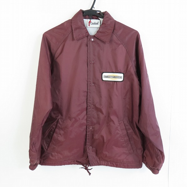 実際に弊社で買取させて頂いたCardinal/カーディナル ハーレーダビッドソンワッペン コーチジャケット S