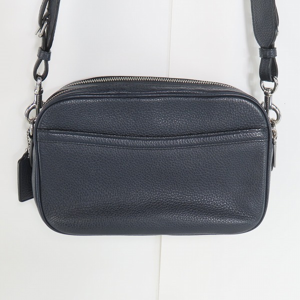 実際に弊社で買取させて頂いたCOACH/コーチ  ロゴ ショルダーバッグ ホース アンド キャリッジ 2WAY ポーチ ネイビーG2192-75818の画像 1枚目