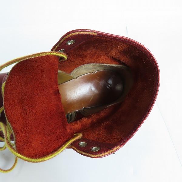 実際に弊社で買取させて頂いたRED WING/レッドウィング アイリッシュセッター ブーツ 犬タグ 8166/6.5Dの画像 4枚目