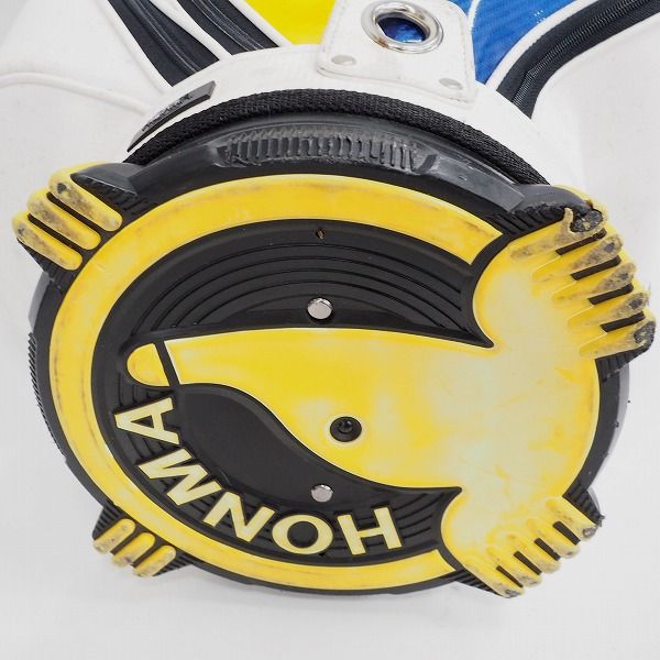 実際に弊社で買取させて頂いたHONMA/ホンマ/本間 ゴルフ CB-1607 TOUR WORLD/ツアーワールド 9型 5分割キャディバッグ ブルーｘイエロー の画像 7枚目