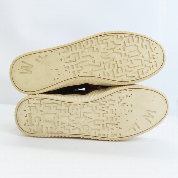 実際に弊社で買取させて頂いたWHITEFLAGS/ホワイトフラッグス サイドジップ ハイカット スニーカー/WF-001TCH/41/26.5の画像 2枚目