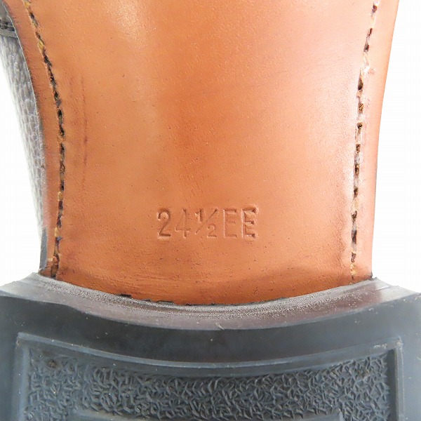 実際に弊社で買取させて頂いたREGAL × VAN JAC/リーガル × ヴァンジャケット タッセルローファー 3780/24.5EEの画像 6枚目