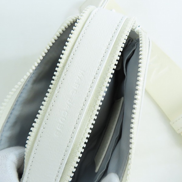 実際に弊社で買取させて頂いたMARC JACOBS/マークジェイコブス THE SNAPSHOT ショルダーバッグ ホワイトの画像 5枚目