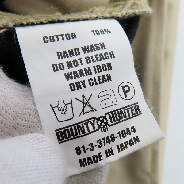 実際に弊社で買取させて頂いたBOUNTY HUNTER/バウンティーハンター スタッズ ハーフパンツ/30の画像 3枚目