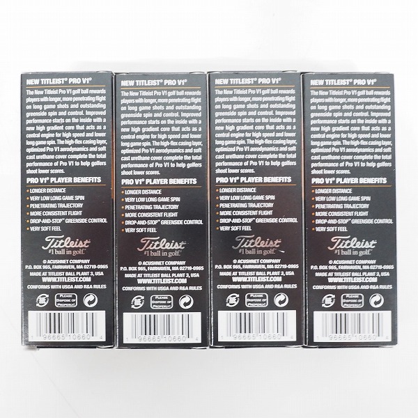 実際に弊社で買取させて頂いた【未使用】Titleist/タイトリスト PRO V1 ゴルフボール ホワイト 1ダースの画像 3枚目