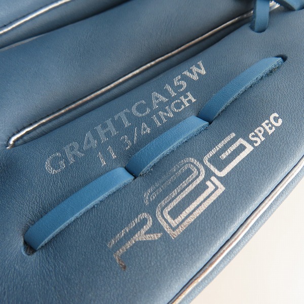 実際に弊社で買取させて頂いたRawlings/ローリングス HYPER TECH/ハイパーテック 軟式 投手用/ピッチャー用 グローブ/グラブ GR4HTCA15Wの画像 5枚目