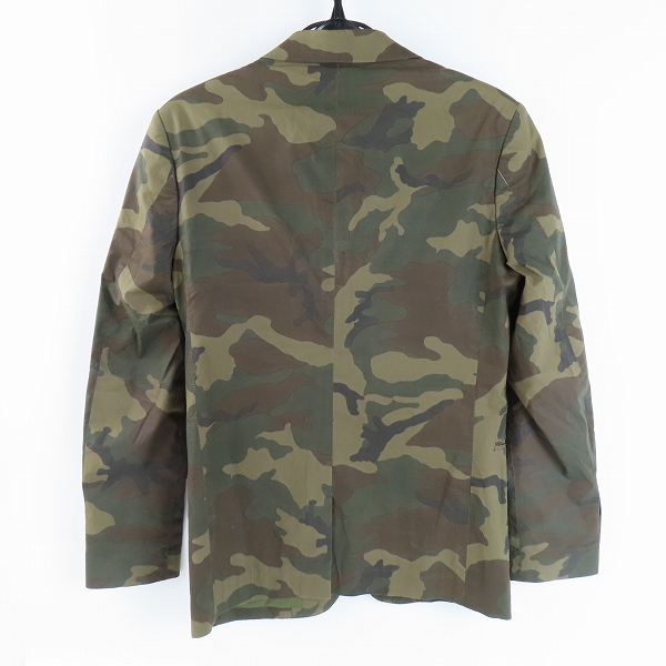 実際に弊社で買取させて頂いたjunhashimoto/ジュンハシモト STAND COLOR JACKET カモ柄 スタンドカラー3Bテーラードジャケット JKT014 1031510014/3の画像 1枚目