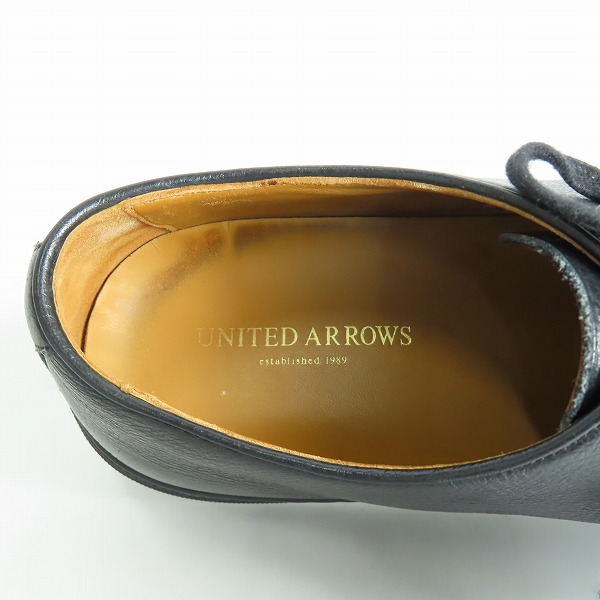 実際に弊社で買取させて頂いたUNITED ARROWS/ユナイテッドアローズ レザーシューズ 39の画像 4枚目