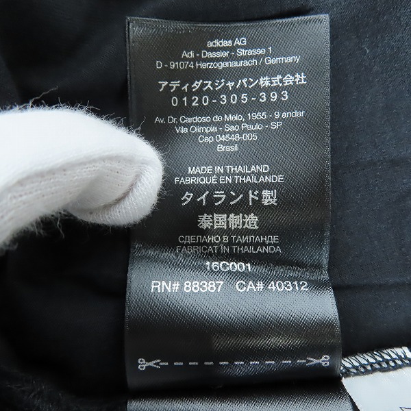 実際に弊社で買取させて頂いたY-3/ワイスリー Yohji Letters Short sleeve Tシャツ FJ0327/2XLの画像 4枚目